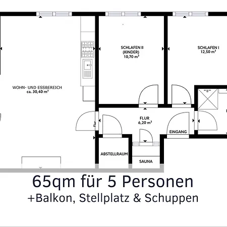 Lotsenkoje Fehmarn Mit Balkon & Sauna, Perfekt Fuer Familien דירה
